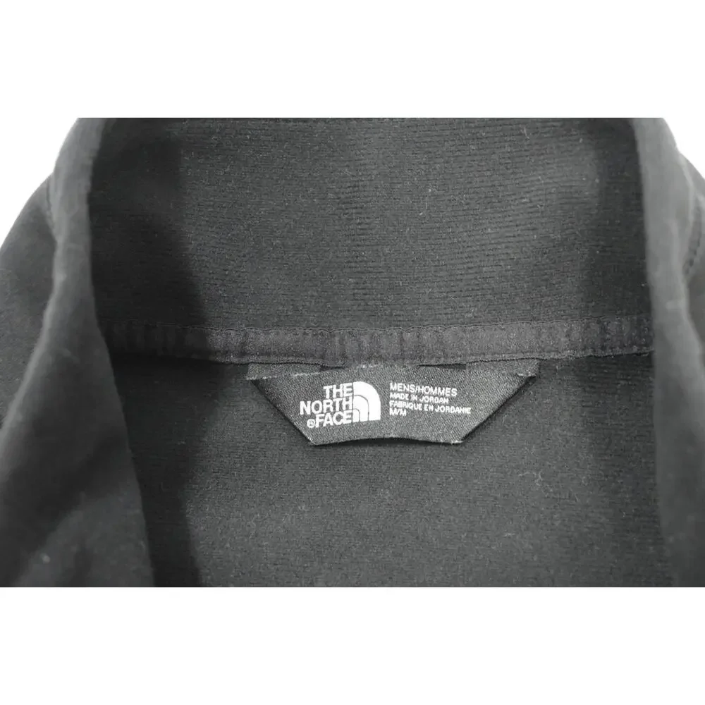 North Face 1/4 Zip Fleece Jacket Performance Pullover‎ Black Mens Size Medium